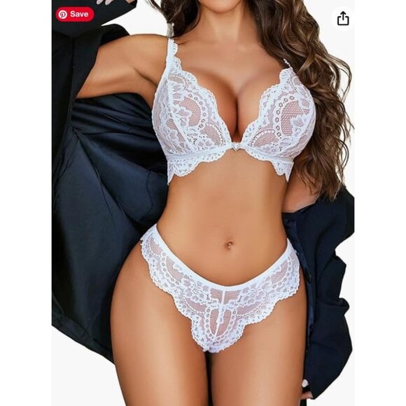 Avidlove Other - Gorgeous Sexy Lace Floral Bra and Panty Set XXL- SO PRETTY! AvidLove (1386)